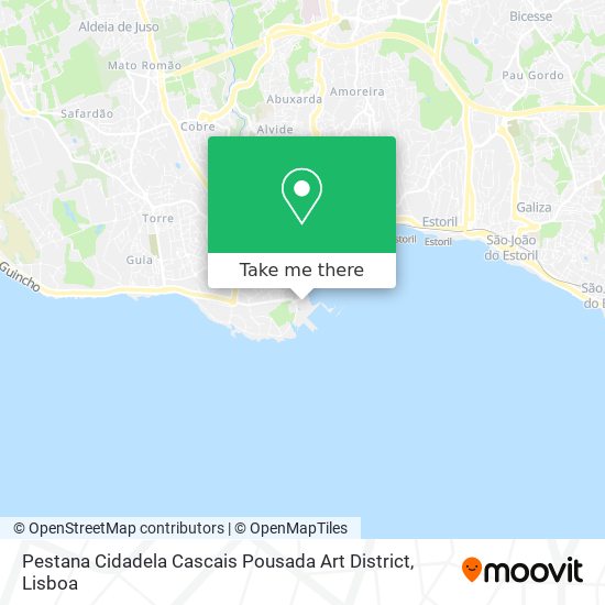 Pestana Cidadela Cascais Pousada Art District map
