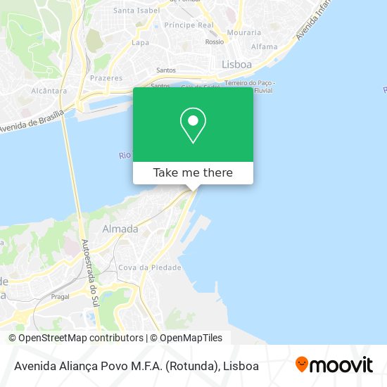 Avenida Aliança Povo M.F.A. (Rotunda) map