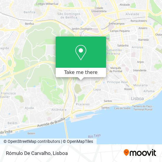 Rómulo De Carvalho map