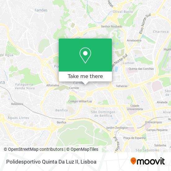 Polidesportivo Quinta Da Luz II map