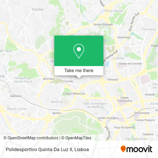 Polidesportivo Quinta Da Luz II map