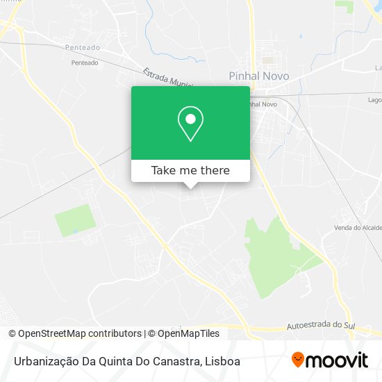 Urbanização Da Quinta Do Canastra map