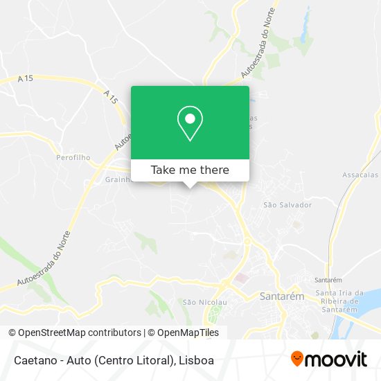Caetano - Auto (Centro Litoral) mapa