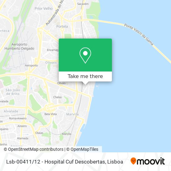 Lsb-00411 / 12 - Hospital Cuf Descobertas mapa