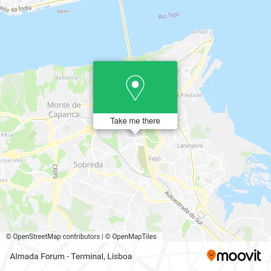 Almada Forum - Terminal map