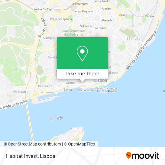 Habitat Invest map