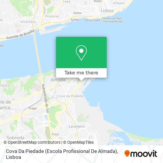 Cova Da Piedade (Escola Profissional De Almada) map
