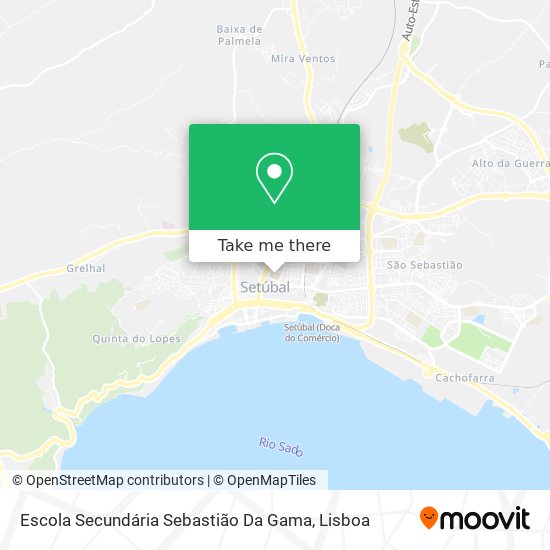 Escola Secundária Sebastião Da Gama map