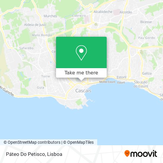 Páteo Do Petisco mapa