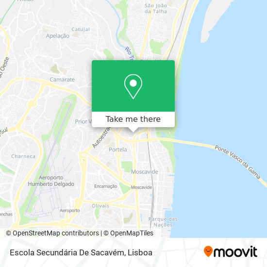 Escola Secundária De Sacavém map