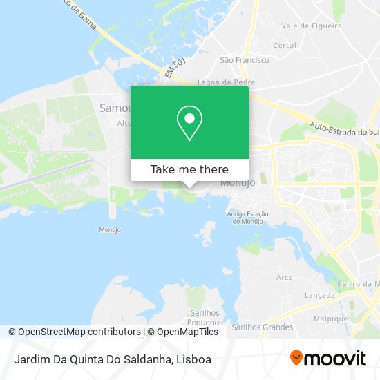 Jardim Da Quinta Do Saldanha map