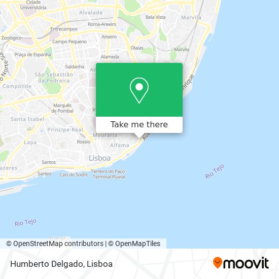 Humberto Delgado mapa