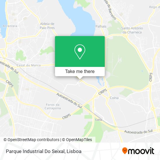 Parque Industrial Do Seixal map