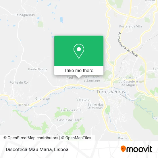 Discoteca Mau Maria map