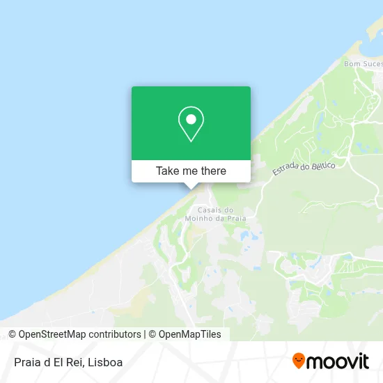 Praia d El Rei map
