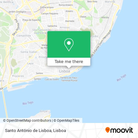 Santo António de Lisboa map