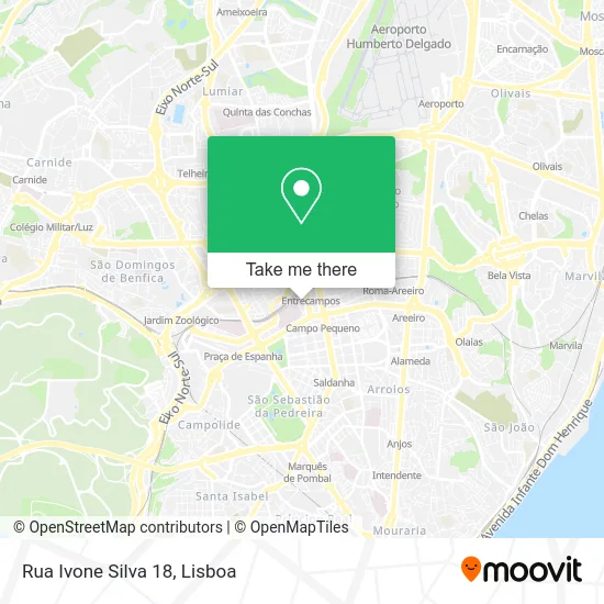 Rua Ivone Silva 18 map