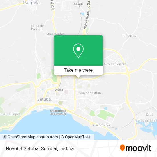 Novotel Setubal Setúbal map