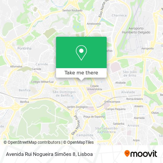 Avenida Rui Nogueira Simões 8 map