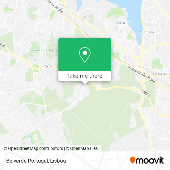 Belverde Portugal mapa