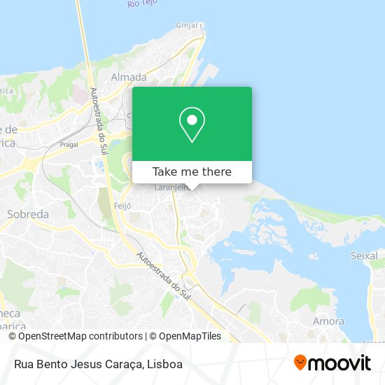 Rua Bento Jesus Caraça map