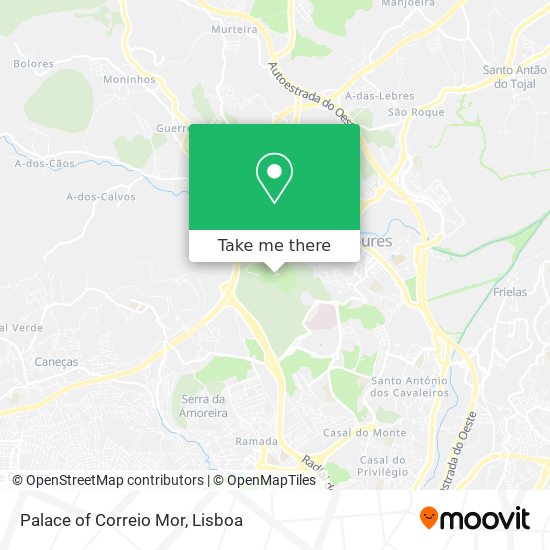 Palace of Correio Mor mapa