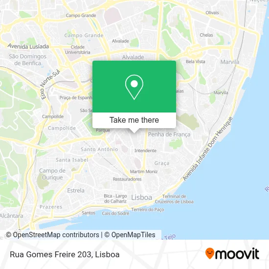 Rua Gomes Freire 203 map