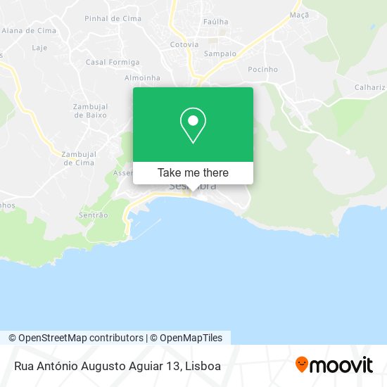 Rua António Augusto Aguiar 13 map
