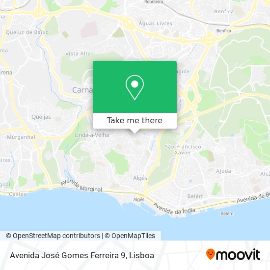 Avenida José Gomes Ferreira 9 mapa