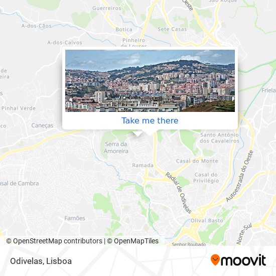 Odivelas map