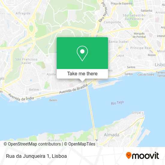 Rua da Junqueira 1 map