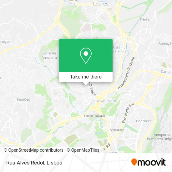 Rua Alves Redol map