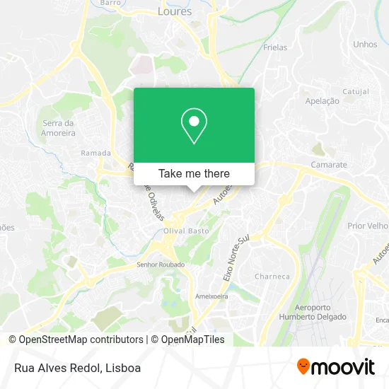 Rua Alves Redol map