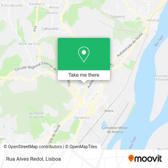 Rua Alves Redol map