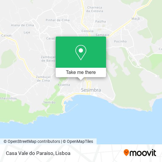 Casa Vale do Paraíso map