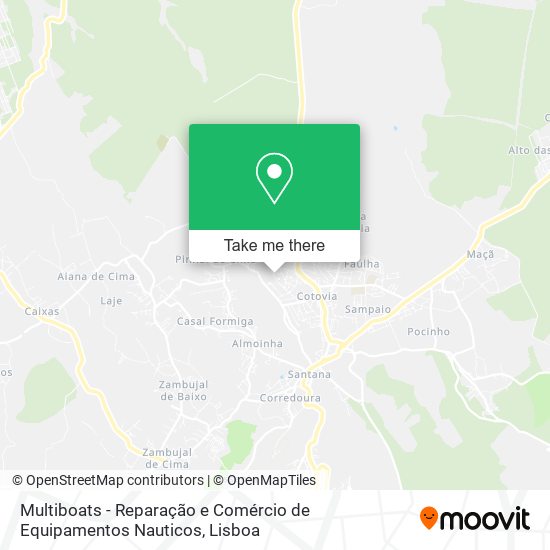 Multiboats - Reparação e Comércio de Equipamentos Nauticos mapa