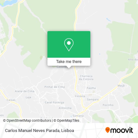 Carlos Manuel Neves Parada map