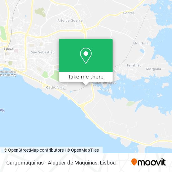 Cargomaquinas - Aluguer de Máquinas map