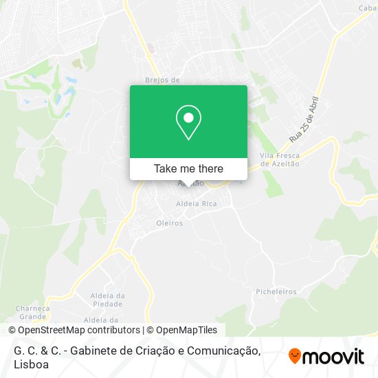 G. C. & C. - Gabinete de Criação e Comunicação mapa