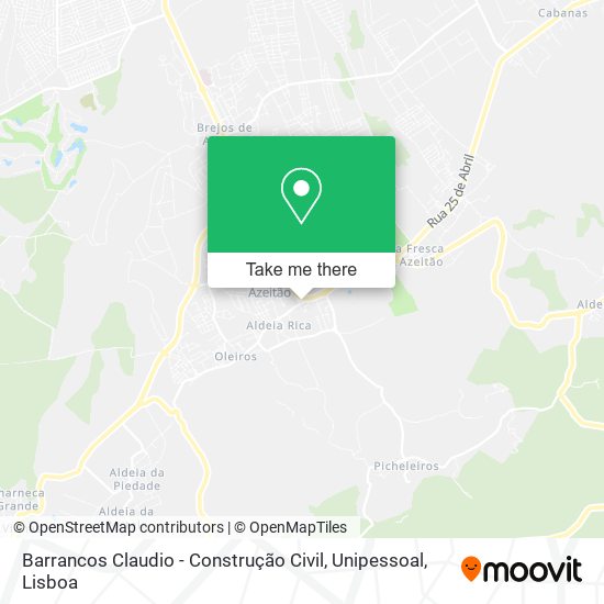 Barrancos Claudio - Construção Civil, Unipessoal mapa