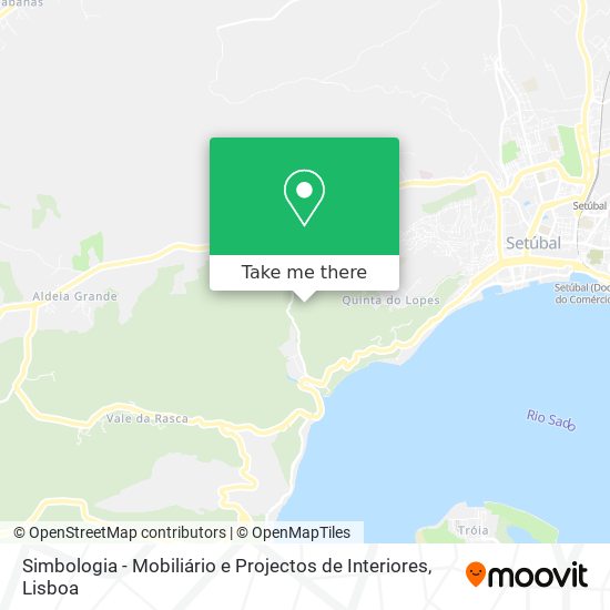 Simbologia - Mobiliário e Projectos de Interiores mapa