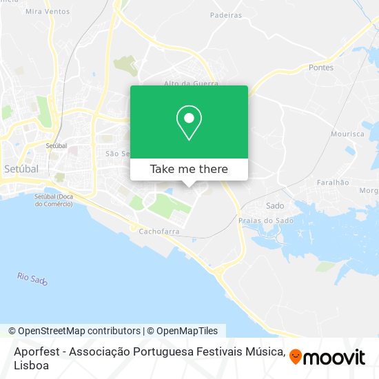 Aporfest - Associação Portuguesa Festivais Música mapa