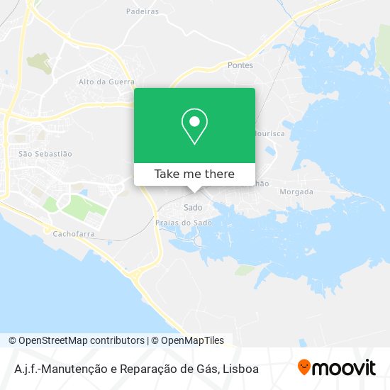 A.j.f.-Manutenção e Reparação de Gás map
