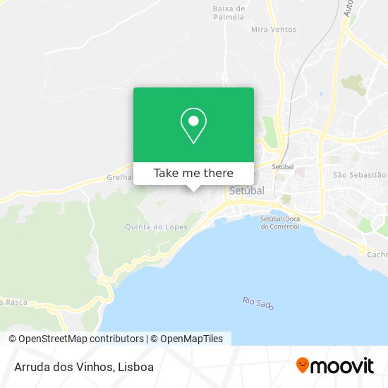 Arruda dos Vinhos mapa
