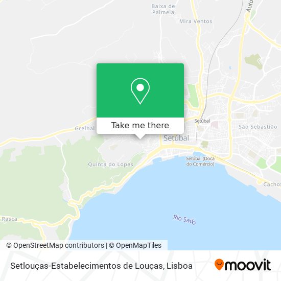 Setlouças-Estabelecimentos de Louças mapa