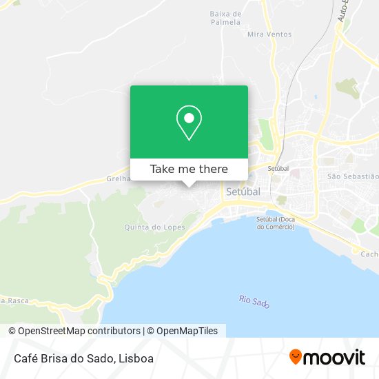 Café Brisa do Sado map