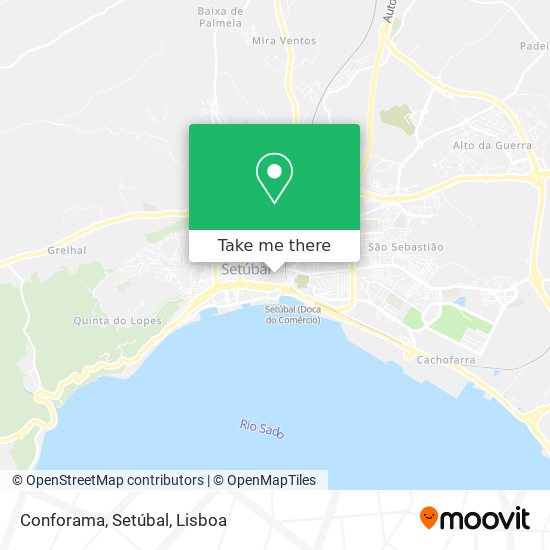 Conforama, Setúbal mapa