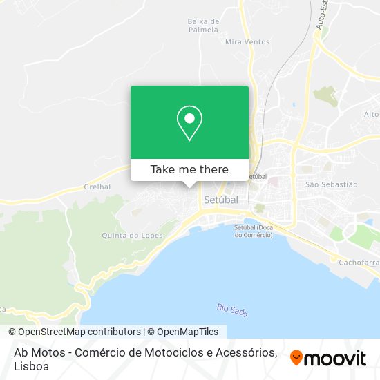 Ab Motos - Comércio de Motociclos e Acessórios mapa