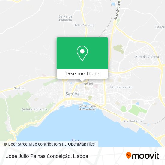 Jose Julio Palhas Conceição map