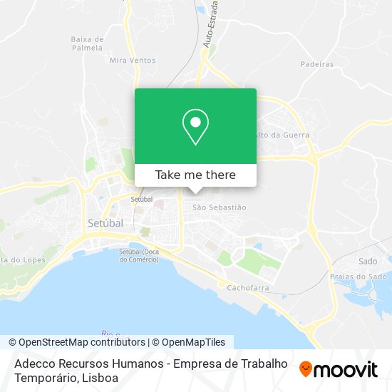 Adecco Recursos Humanos - Empresa de Trabalho Temporário map